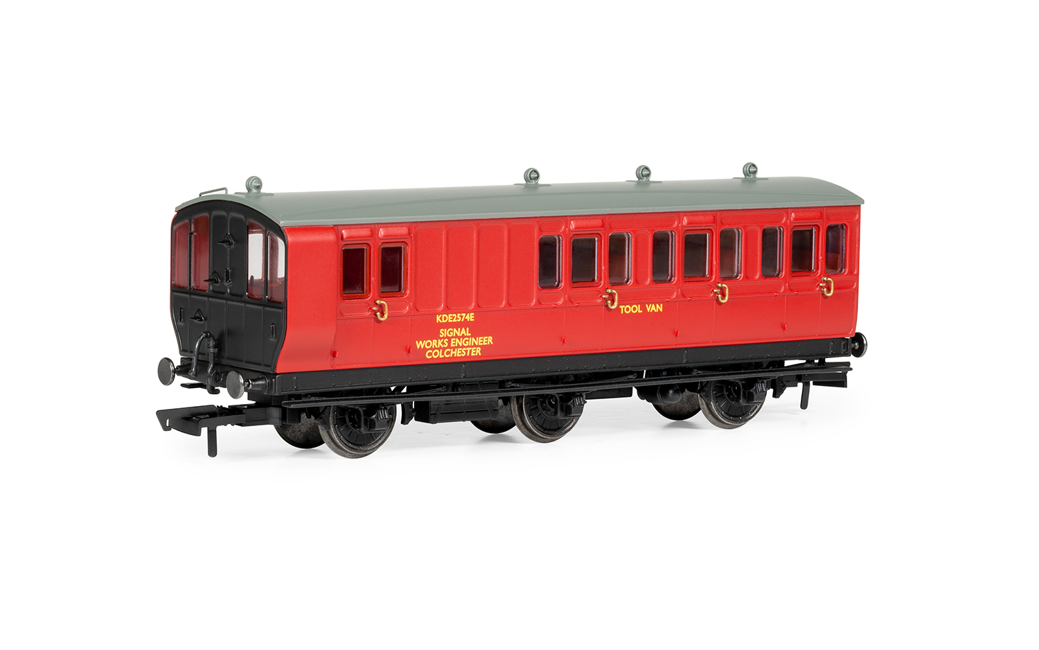Fourgon Postal Rateau HO Métal à Bogies Marron N°46561, Occasion, Fabrication France