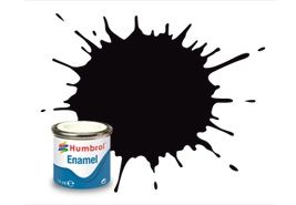 Enamel Paint: 201 - Black - Metallic - (14ml)