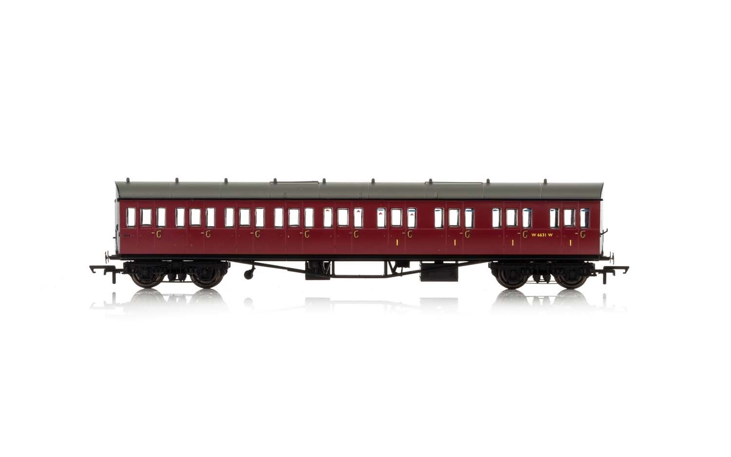 BR, Collett 57' Bow Ended E131 Nine Compartment Composite (Right Hand), W6631W - Era 4