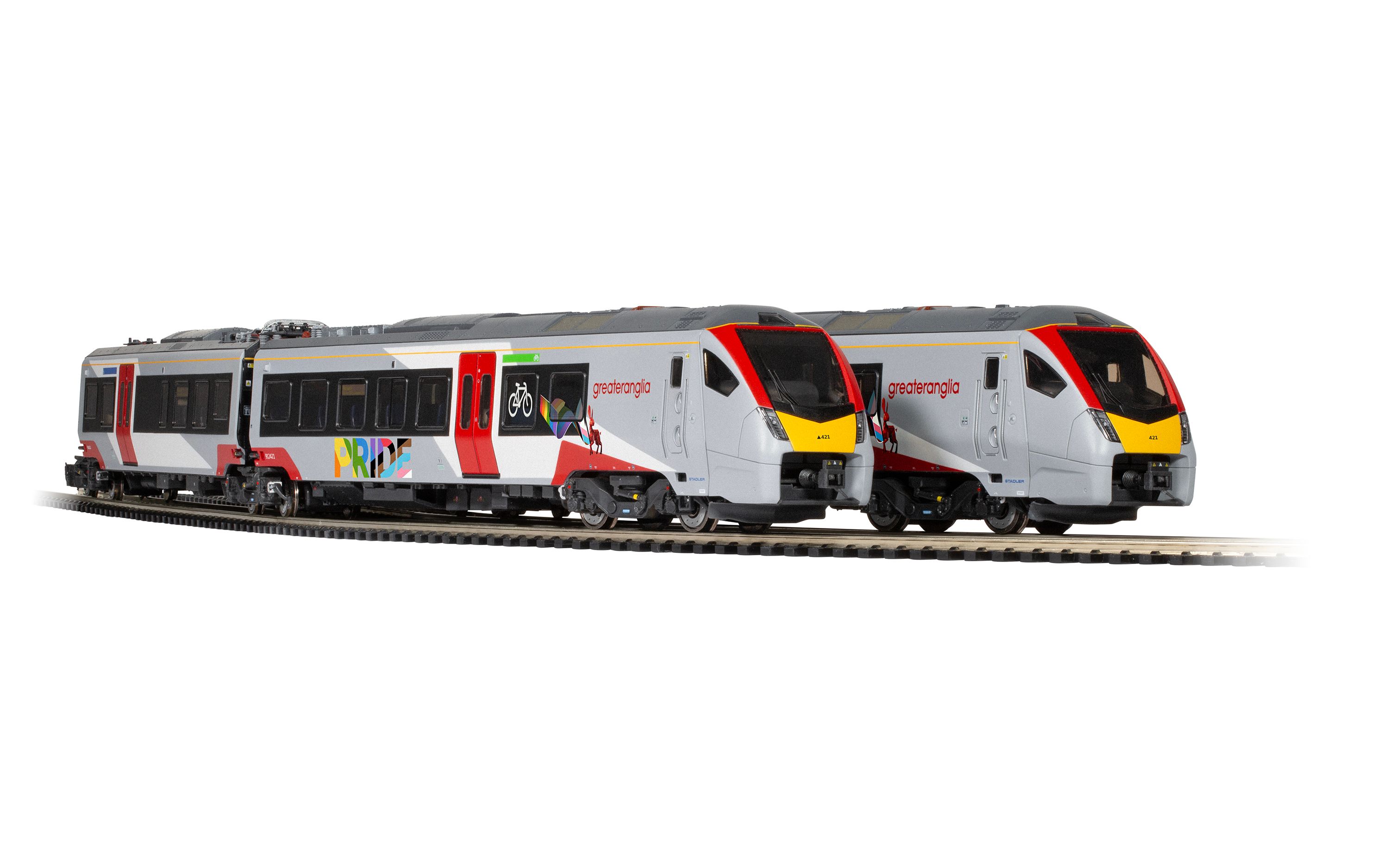 Greater Anglia - Class 755/4 'FLIRT' - 4 Car Train Pack (Pride Livery)