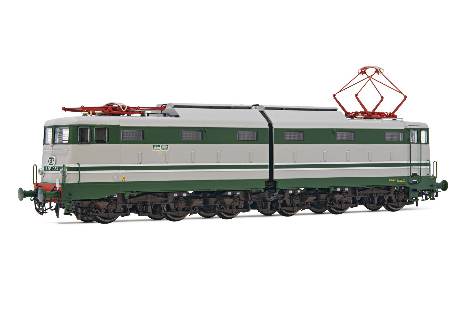HR2867S FS, electric locomotive E.646, 2nd series, green/grey 