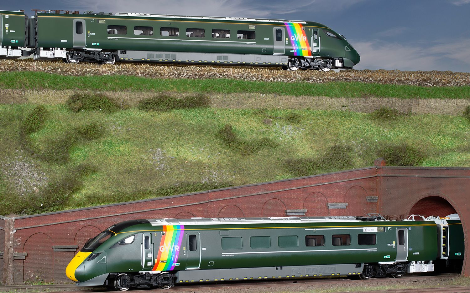 R3872 GWR, Class 800, Trainbow Train Pack - Era 11