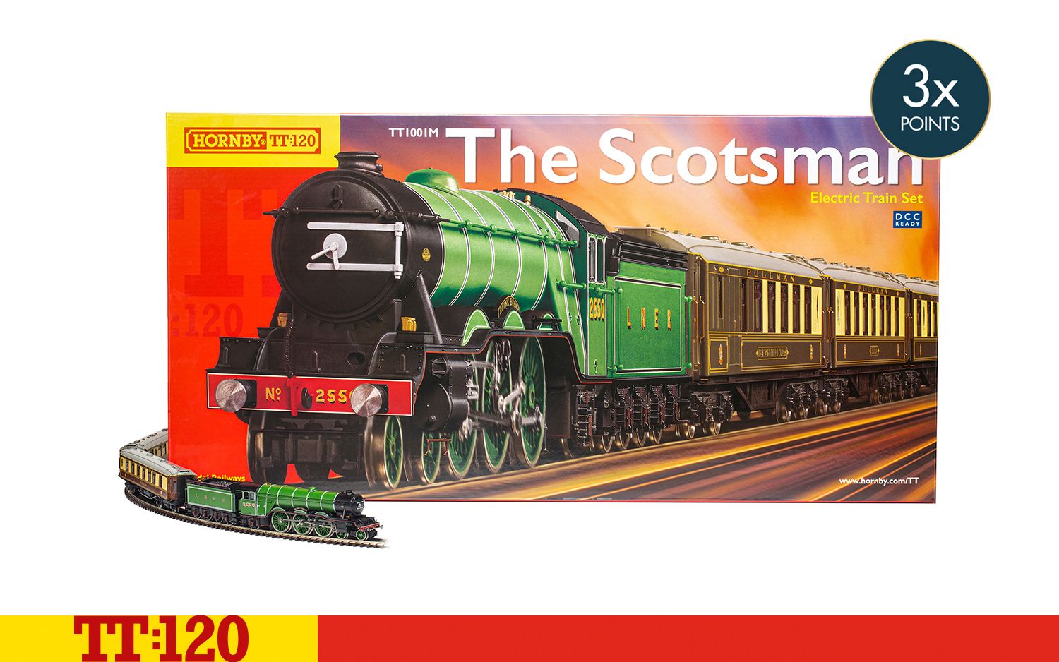 The Scotsman Train Set - Digital (Sound Fitted) The Scotsman Train Set - Digital (Sound Fitted)