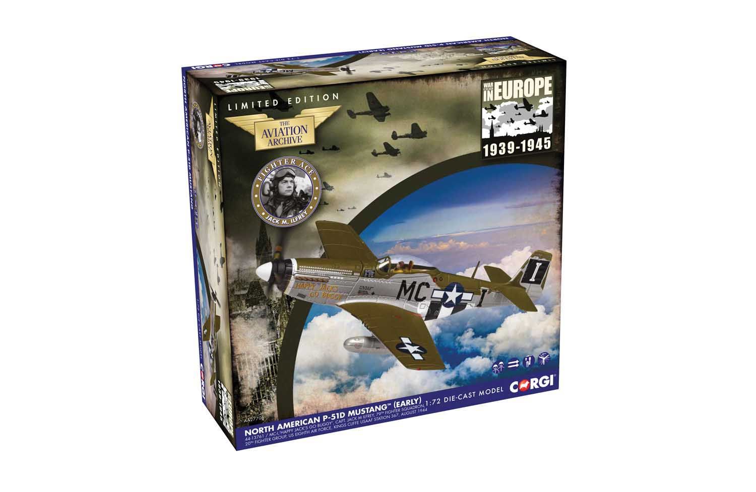 AA27706 P-51D Mustang (Early)- 44-13761 / MC-I- 'Happy