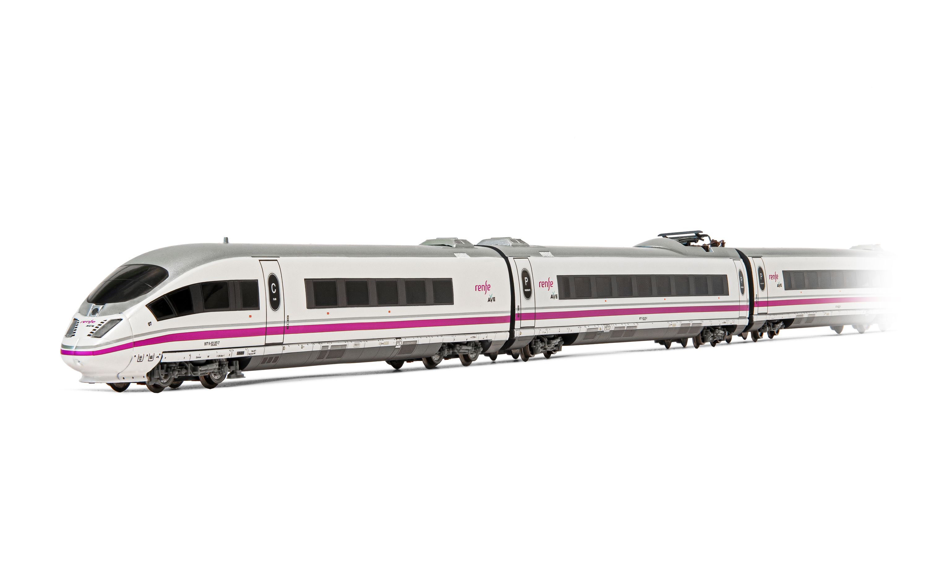 HN2445 Arnold (N 1:160) RENFE, 8-unit highspeed EMU, AVE S-103 in  perlescent/purple livery, period VI