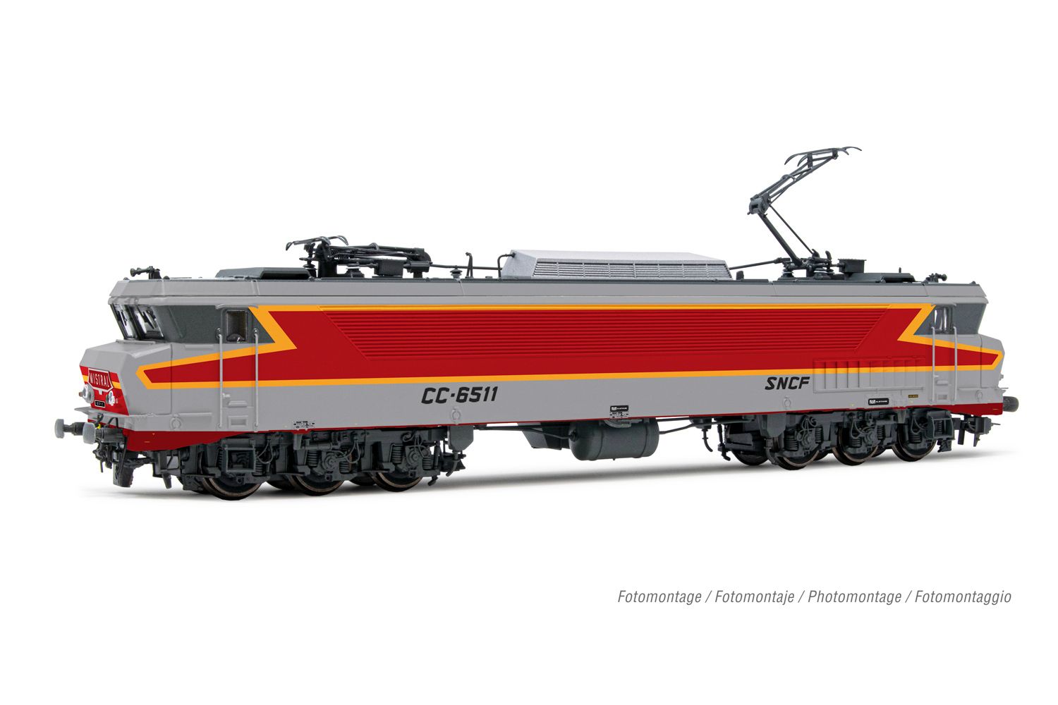 JOUEF HJ2362ACS SNCF, TGV 2N2 EuroDuplex, 4-Unit Pack Including Motorised  Head, Dummy Head and Two End Coaches (1st and 2nd Class), Period VI, AC