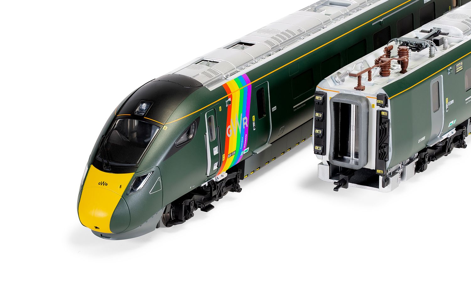 即納国産OOゲージ Hornby GWR Class 800 5-Car Train Pack Set No.800004 外国車輌