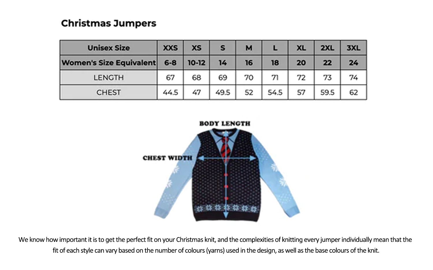 Christmas jumper 2024 size 22