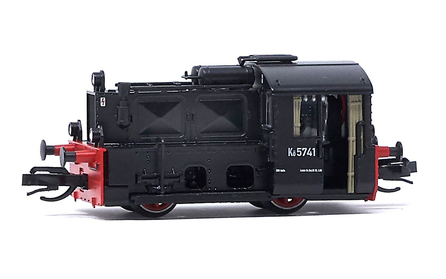HN9064D DR, shunting diesel locomotive Kö II, open cabin, black livery, ep. III, with DCC decoder HN9064D DR, shunting diesel locomotive Kö II, open cabin, black livery, ep. III, with DCC decoder