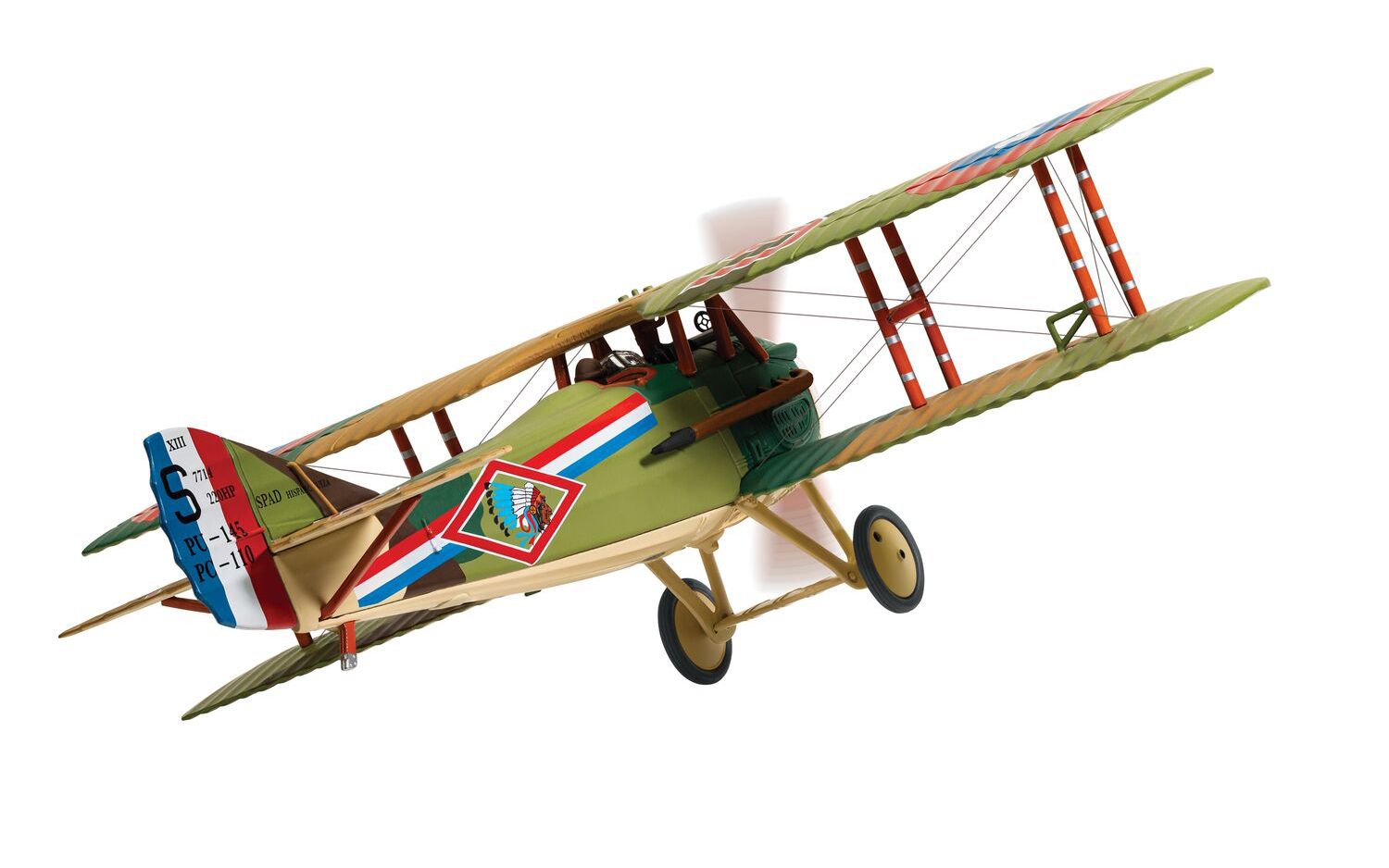 ミニカー　1/72 スパッド S.XIII S.7714 ロバート・スービラン大尉 1918 [CGAA37910] AA37910 SPAD S.XIII, S.7714, Captain Robert Soubiran
