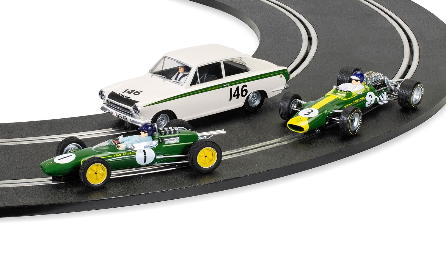 Scalextric touring hot sale car set