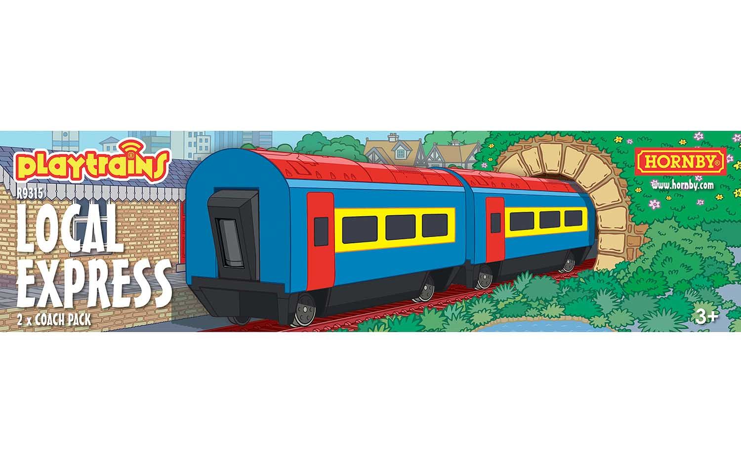 R9315 Playtrains Local Express 2 x Coach Pack