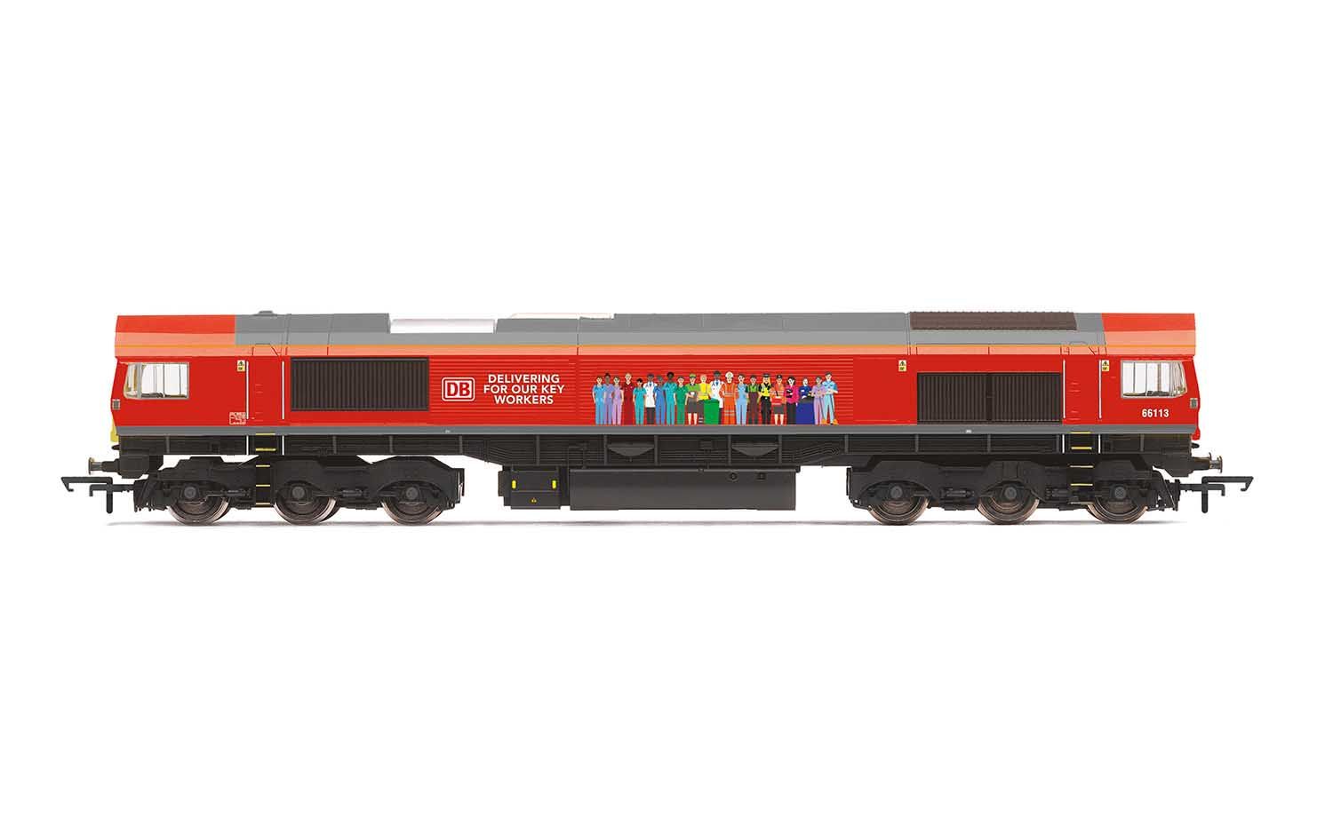 R30074 DB, Class 66, Co-Co, 66113 'Delivering For Our Key