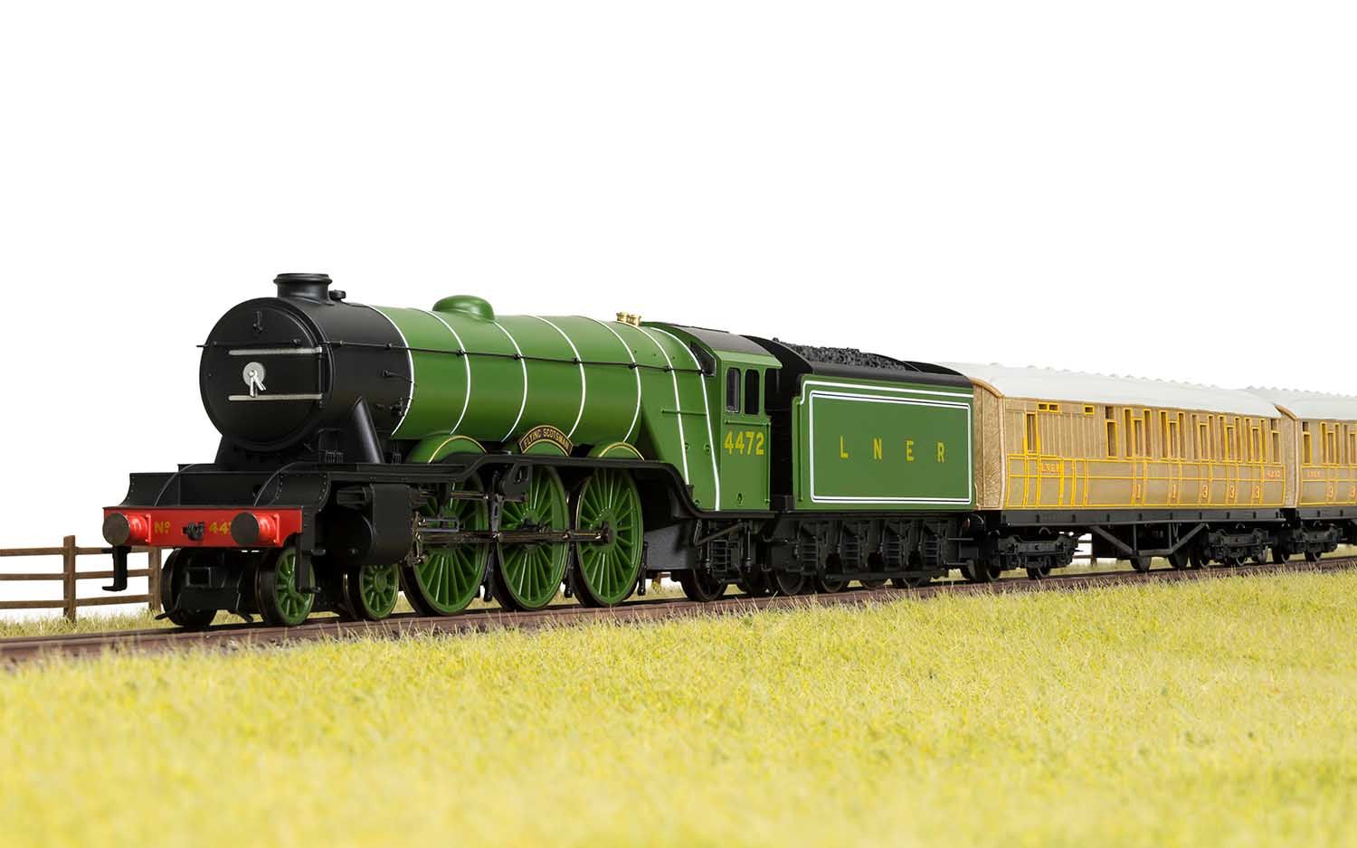 The flying cheap scotsman train set