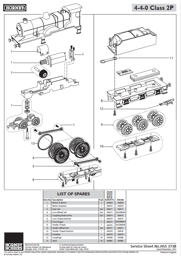S&amp;DJR, Class 2P, 4-4-0, No. 46 - Era 2