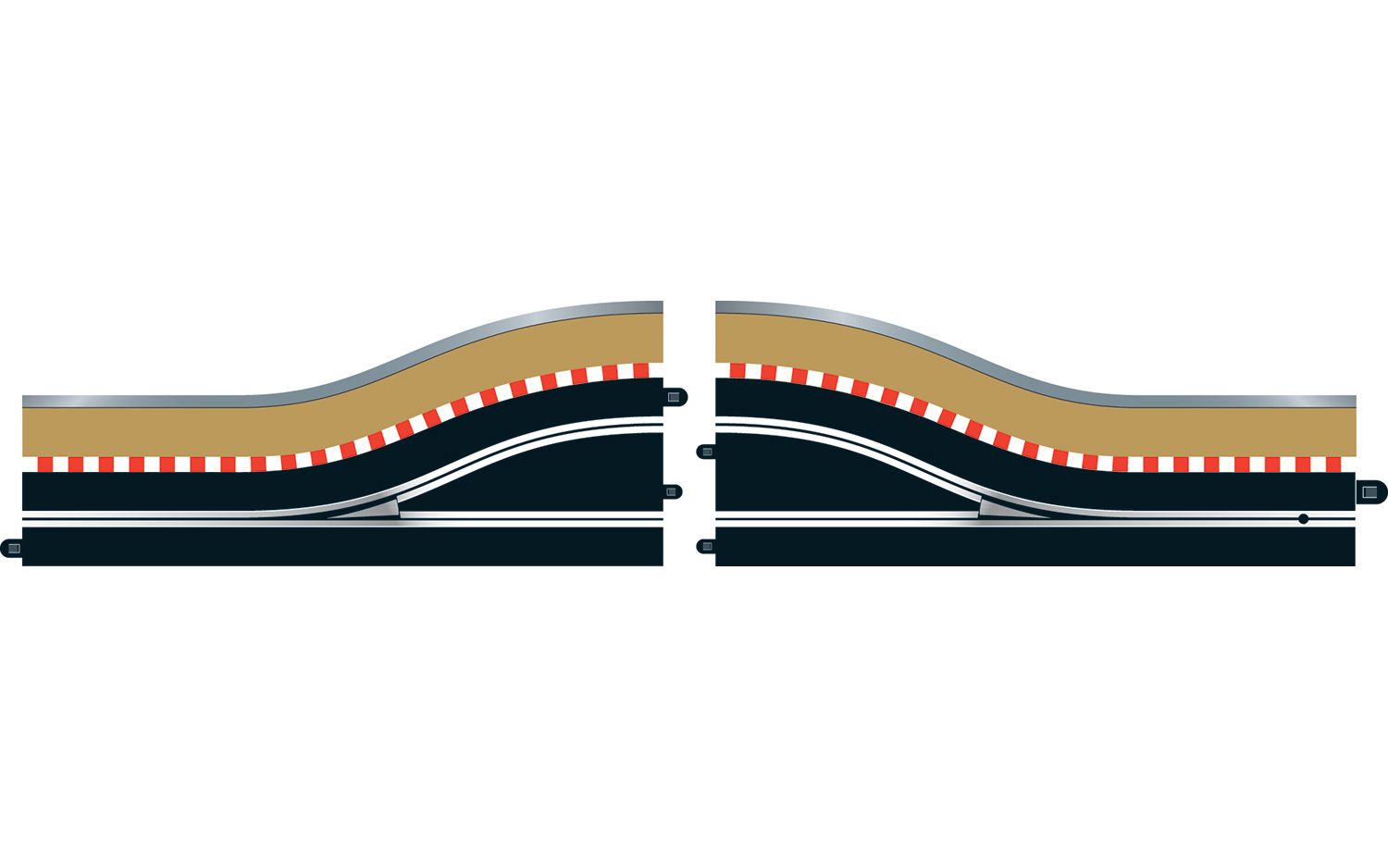 Scalextric Digital - Pit Lane Track (Right Hand) - Includes Sensor