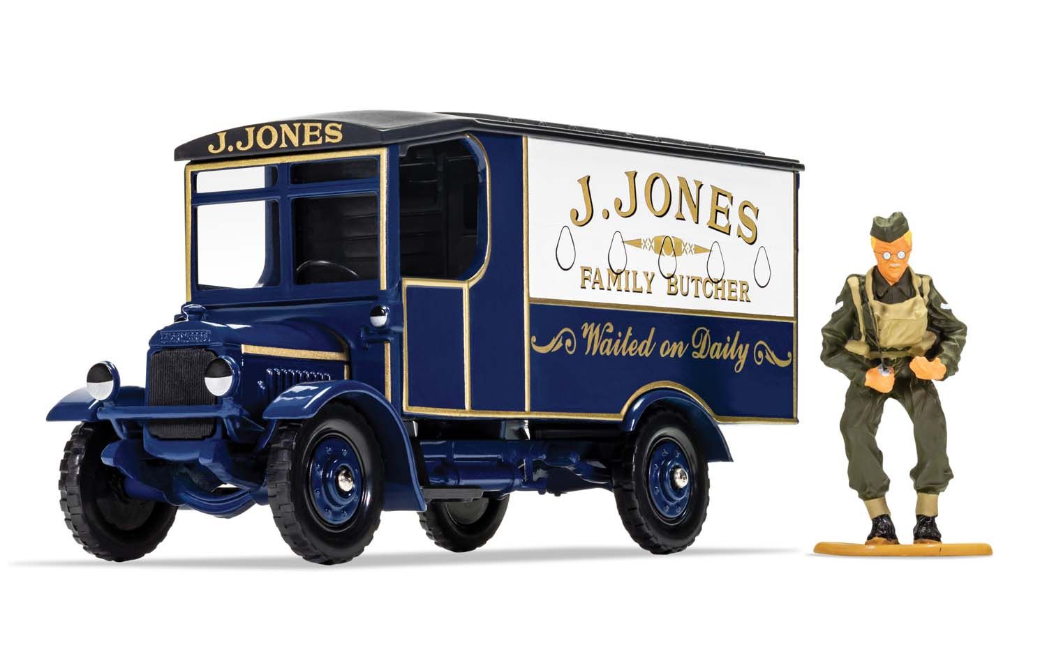 CC09003 Dads Army J Jones Thornycroft van and Mr Jones Figure