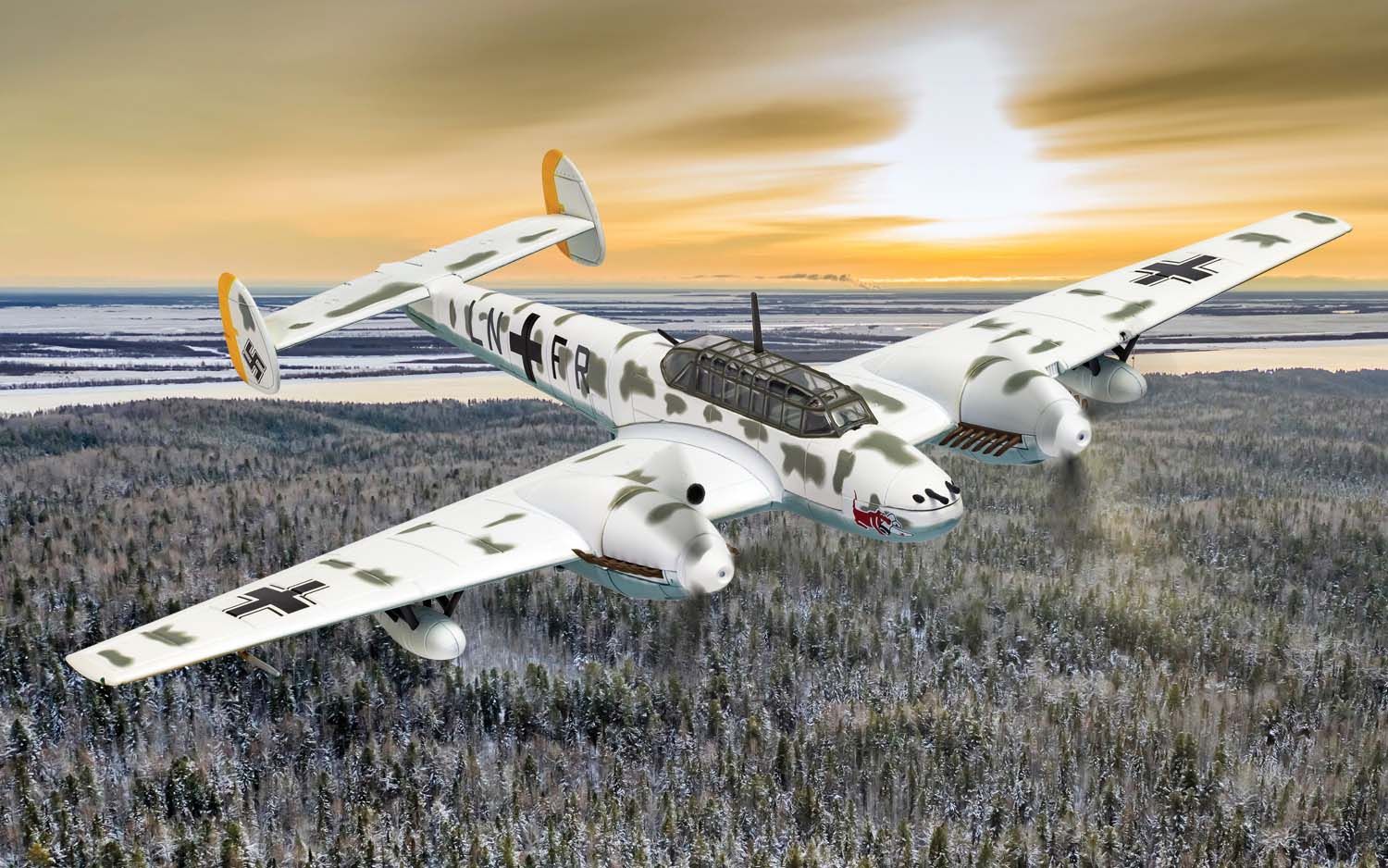 CORGI コーギー THE AVIATION ARCHIVE 1/72 Messerschmitt Bf-110G-4-G9 Wolfgang Schnaufer ヴォルフガング シュナウファー ドイツ軍 模型 Corgi AA38504 - Bf 110 Diecast Model, Luftwaffe NG 3