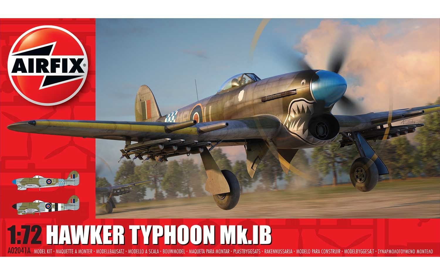 【83新品未開封AIRFIX 1:24 HAWKER TYPHOON Mk.IB A02041A Airfix | Hawker Typhoon Mk.IB - Plastic Model Kit
