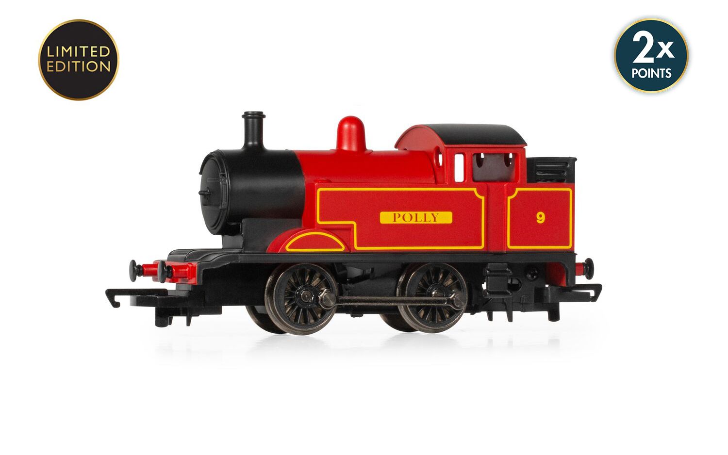 Hornby 70th: Westwood, 0-4-0, No. 9 'Polly' (Red) - Limited Edition Hornby 70th: Westwood, 0-4-0, No. 9 'Polly' (Red) - Limited Edition