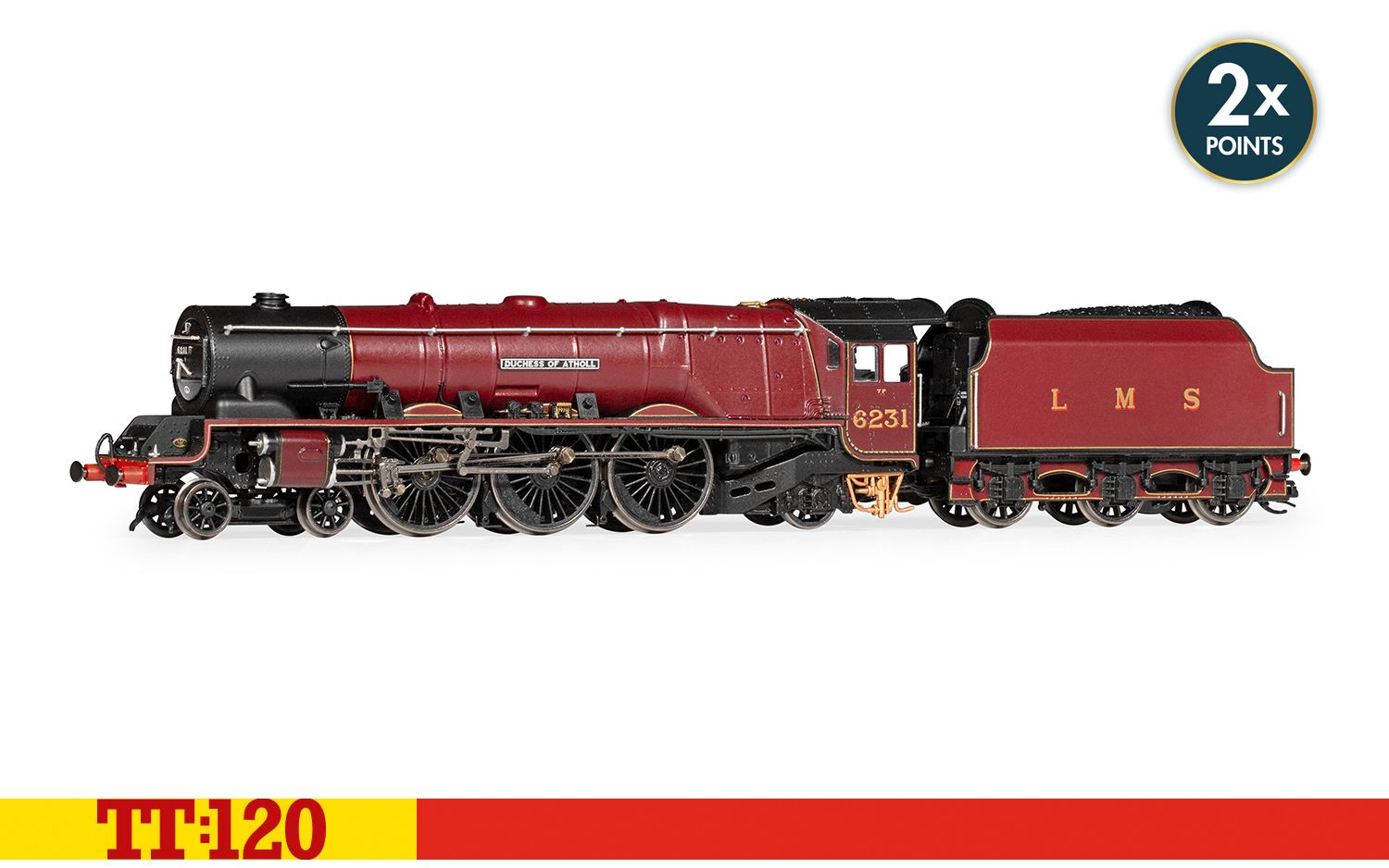 LMS, Princess Coronation, 4-6-2, 6231, 'Duchess of Atholl' - Era 3