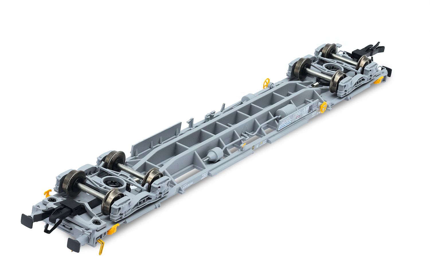 2-unit set of 4-axle container wagons, 2 x 45' container "P &amp; O Ferrymasters" in blue and yellow livery, ep. VI