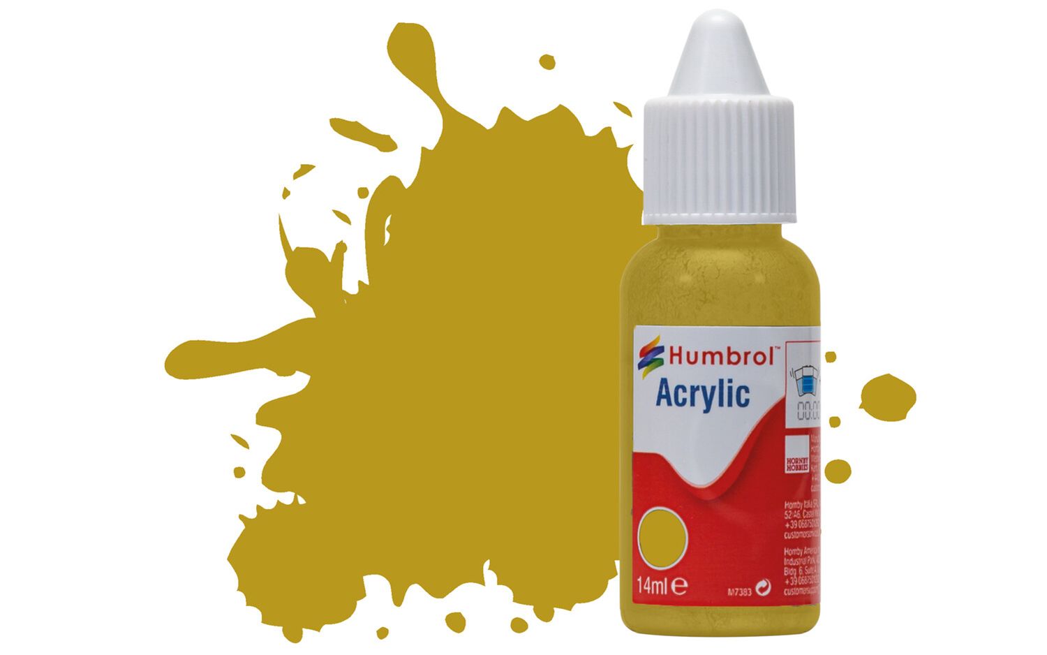 Peinture Acrylique Humbrol NO38 Lime Gloss 14ml - Pour Maquettes Et Modélisme - Finition Brillante