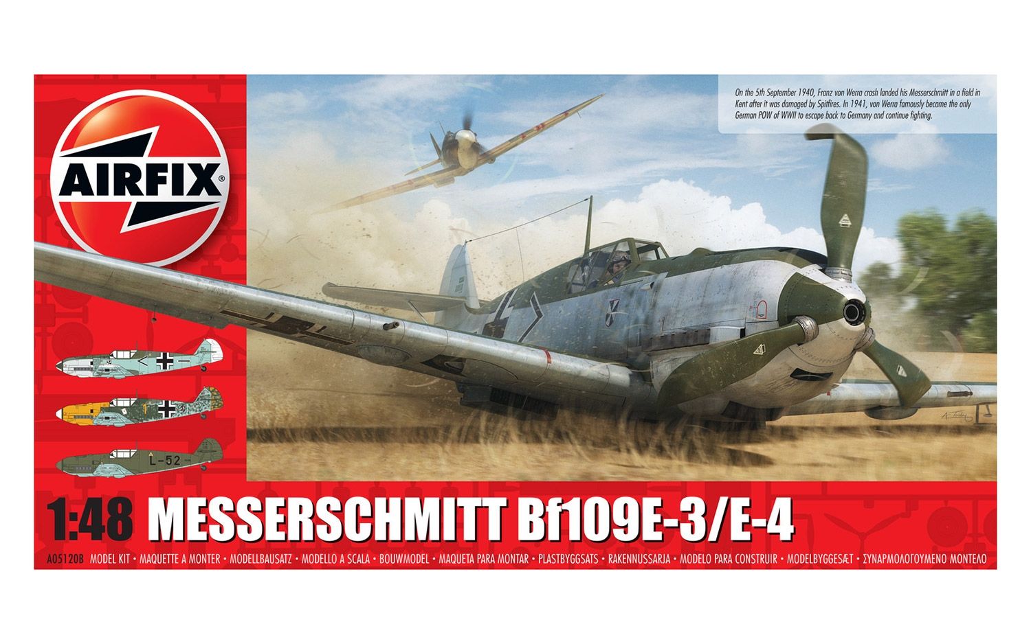 A05120B Messerschmitt Me109E-4/E-1 1:48