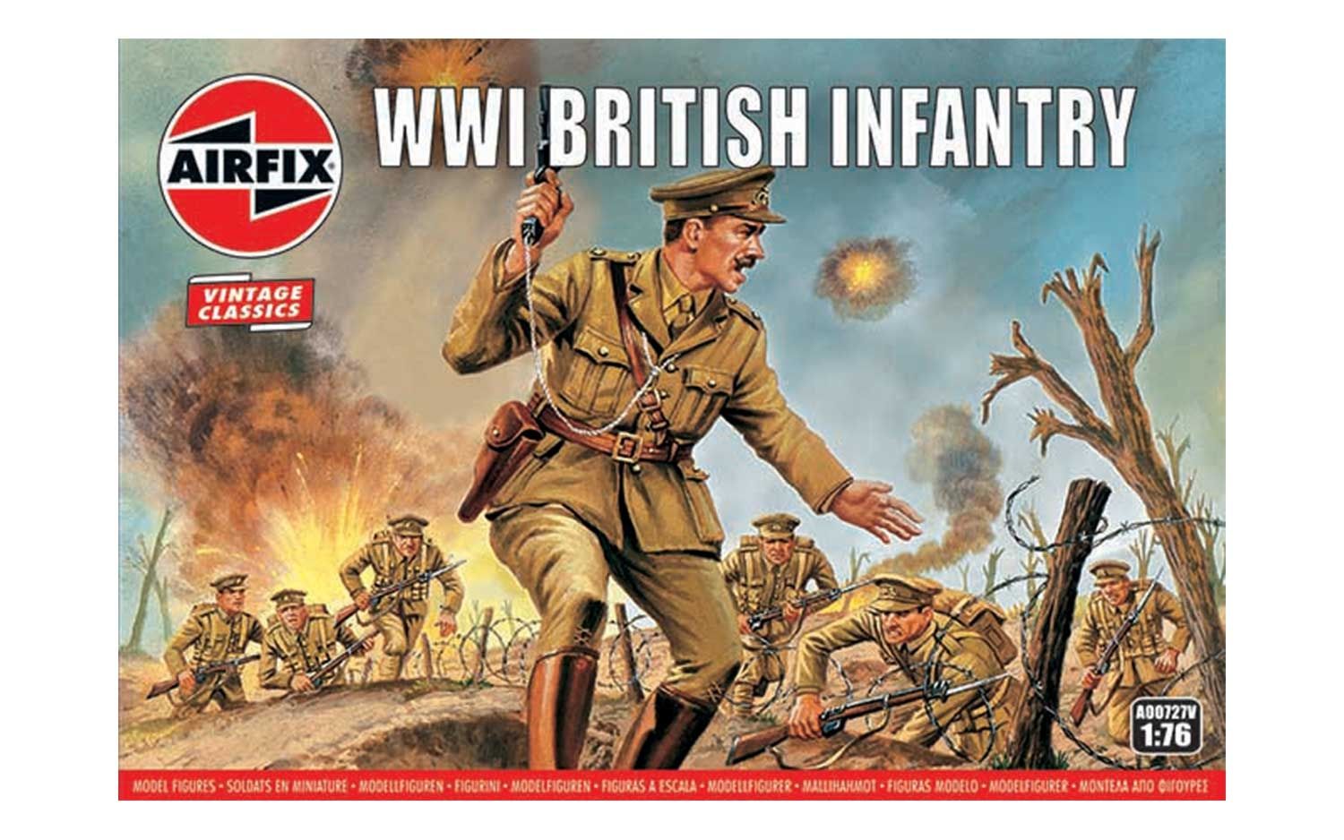 A00727V Airfix Vintage Classics - WWI British Infantry 1:76