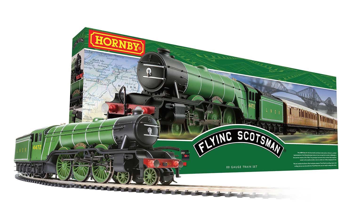 R1255T Hornby Flying Scotsman Train Set Model Railway