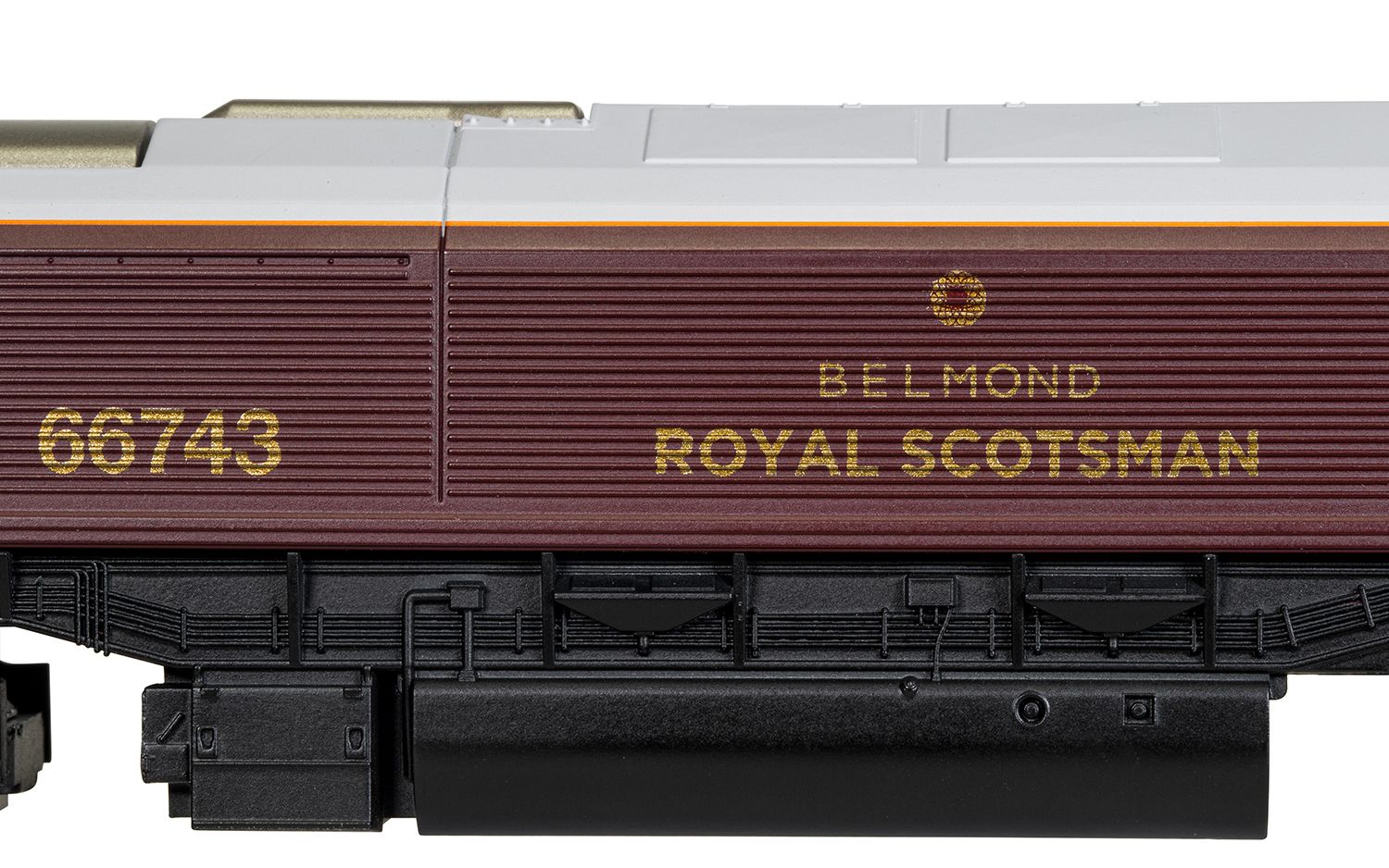 GBRf/Belmond Royal Scotsman, Class 66, Co-Co, 66743 – Era 11 GBRf/Belmond Royal Scotsman, Class 66, Co-Co, 66743 – Era 11