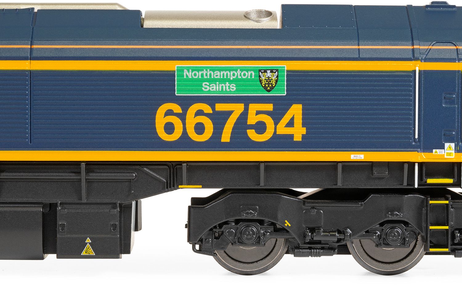 GBRf, Class 66, Co-Co, 754 'Northampton Saints' - Era 11 (Sound Fitted)