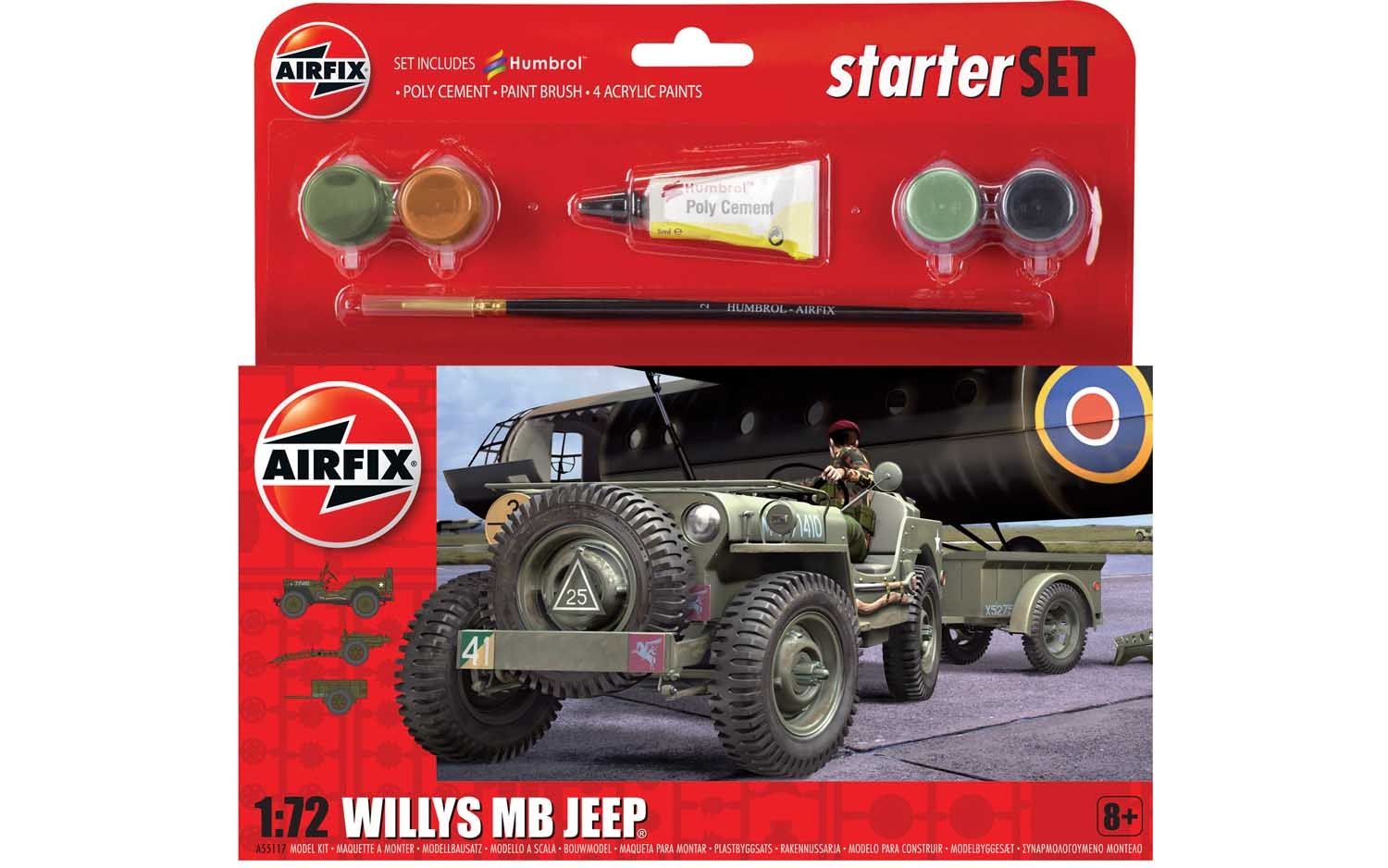 A55117 Small Starter Set Willys MB Jeep