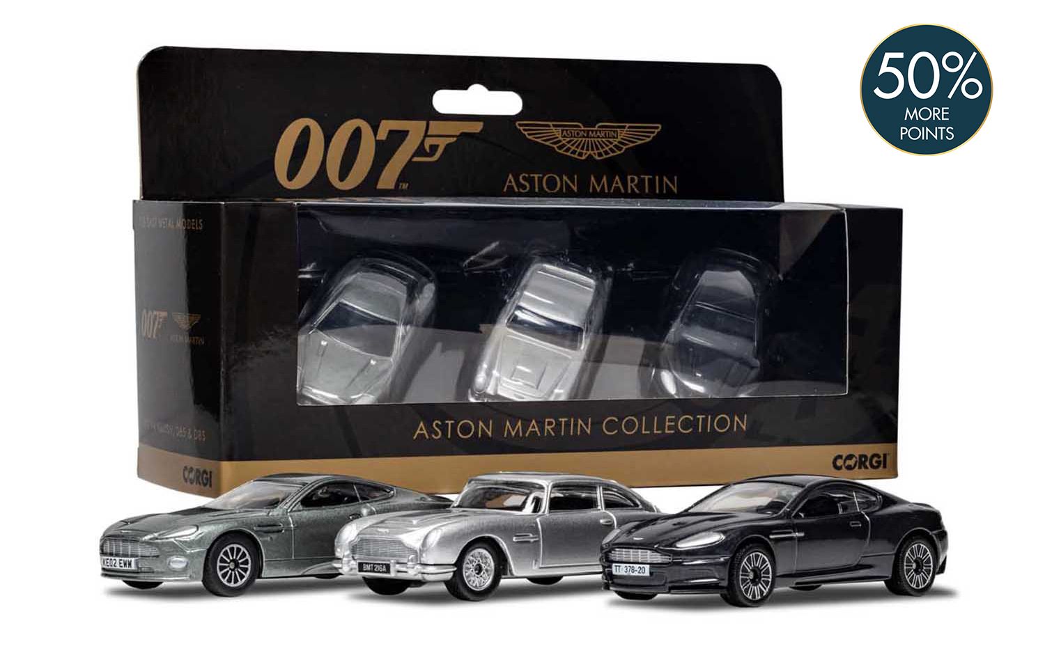 TY99284 James Bond Aston Martin Collection (V12 Vanquish, DB5, DBS)