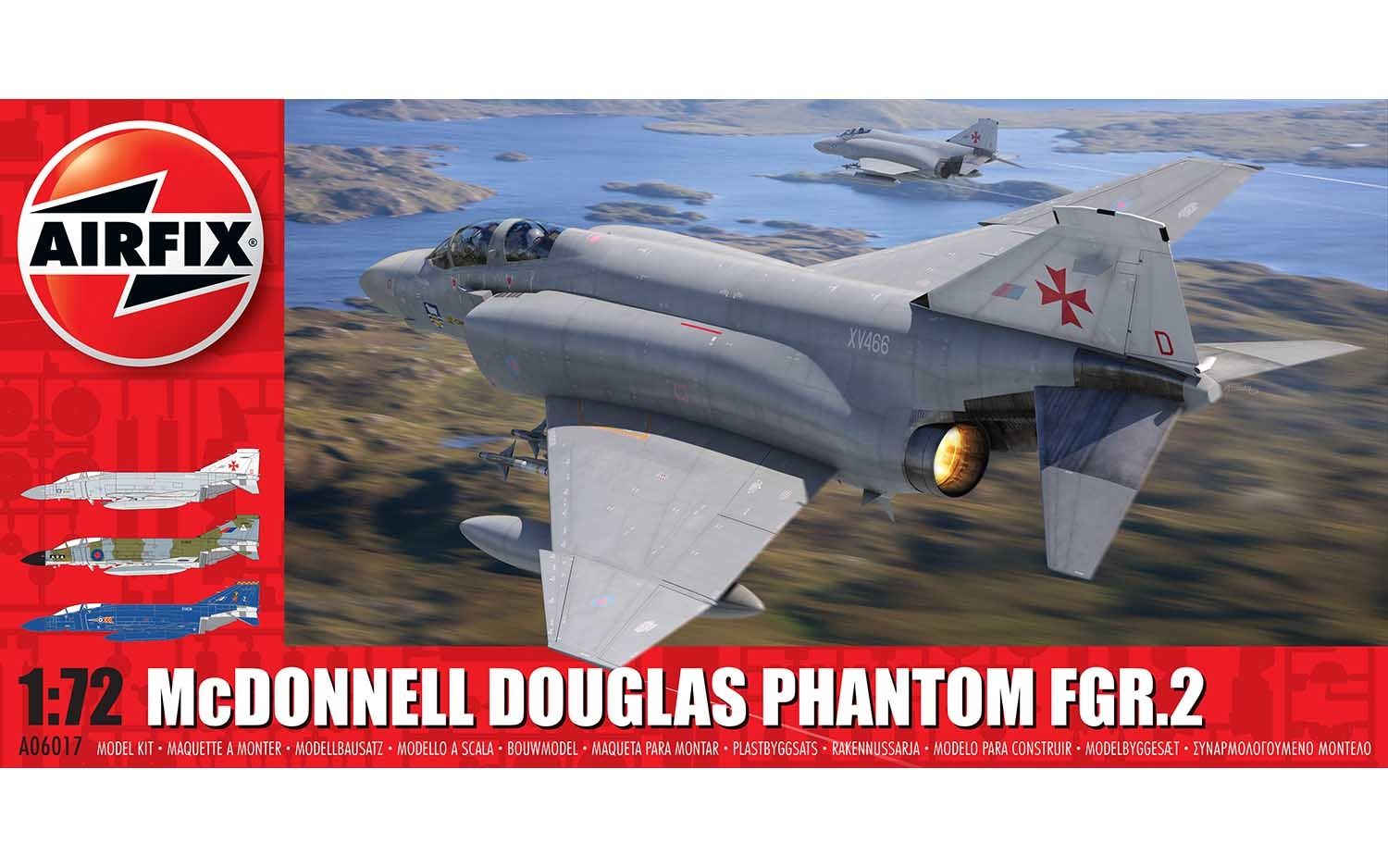 A06017 Airfix | McDonnell Douglas Phantom FGR.2 - plastic model kit