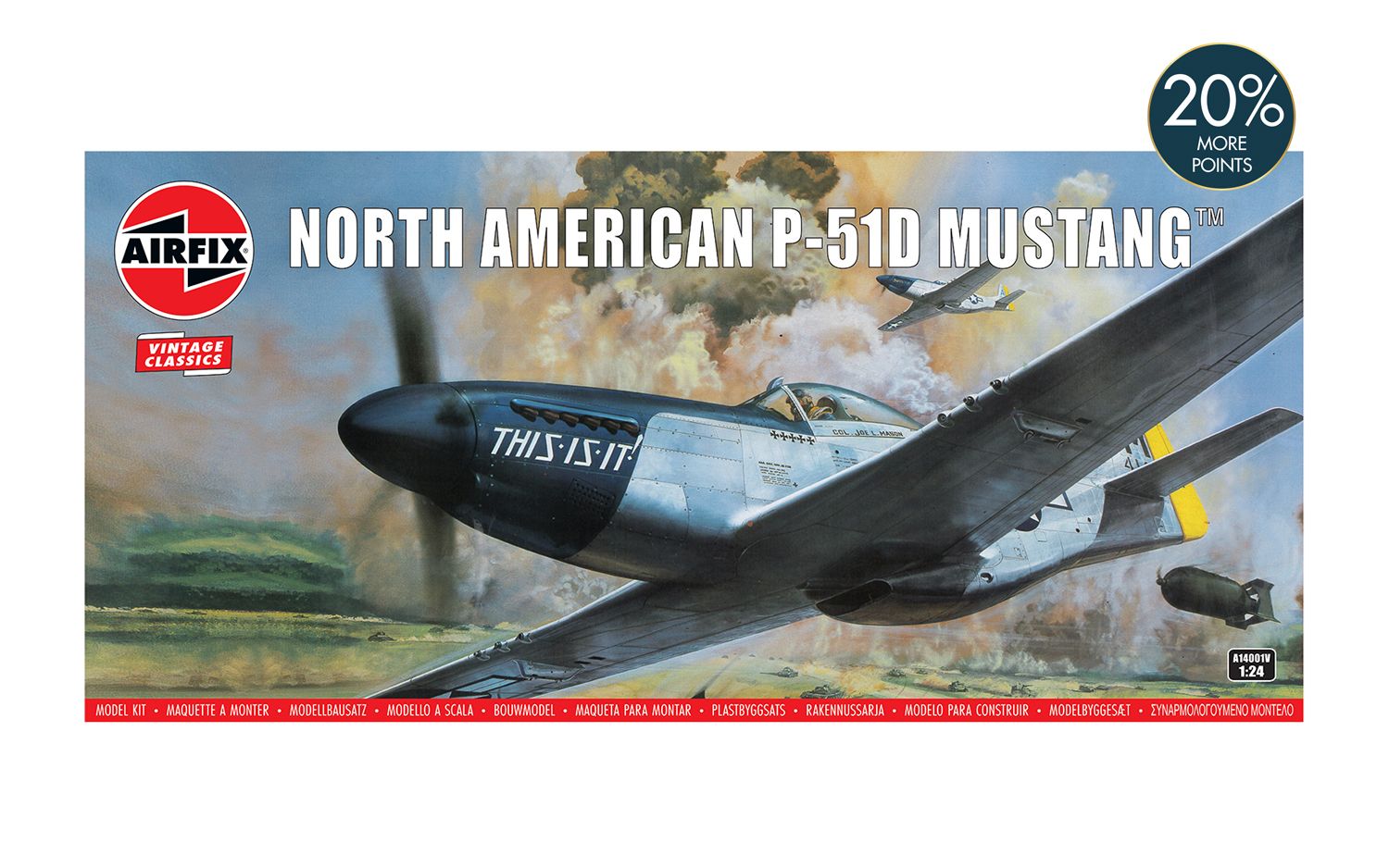 【人気投票 1~37位】ハイブランド人気ランキング！ North A14001V American Mustang P-51D アメリカ