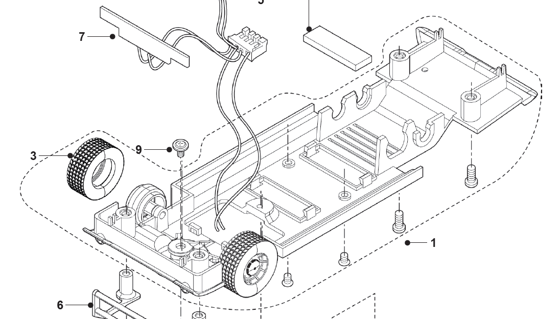 Underpan/ Front axle assembly, Dodge Charger Underpan (C3044)