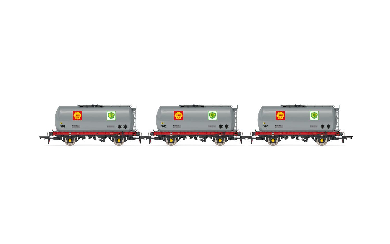 Shell, TTA Tank Wagon Triple Pack - Era 8 Shell, TTA Tank Wagon Triple Pack - Era 8