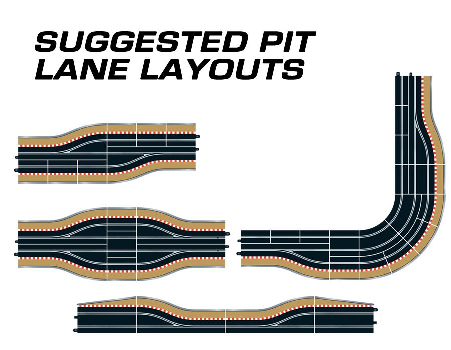 C7014 Pit Lane Track (Left Hand) - Includes Sensor