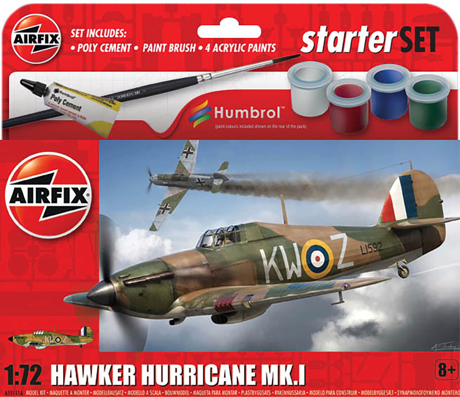 Revell 1/32 scale Hawker Hurricane Mk.IIb plastic model kit
