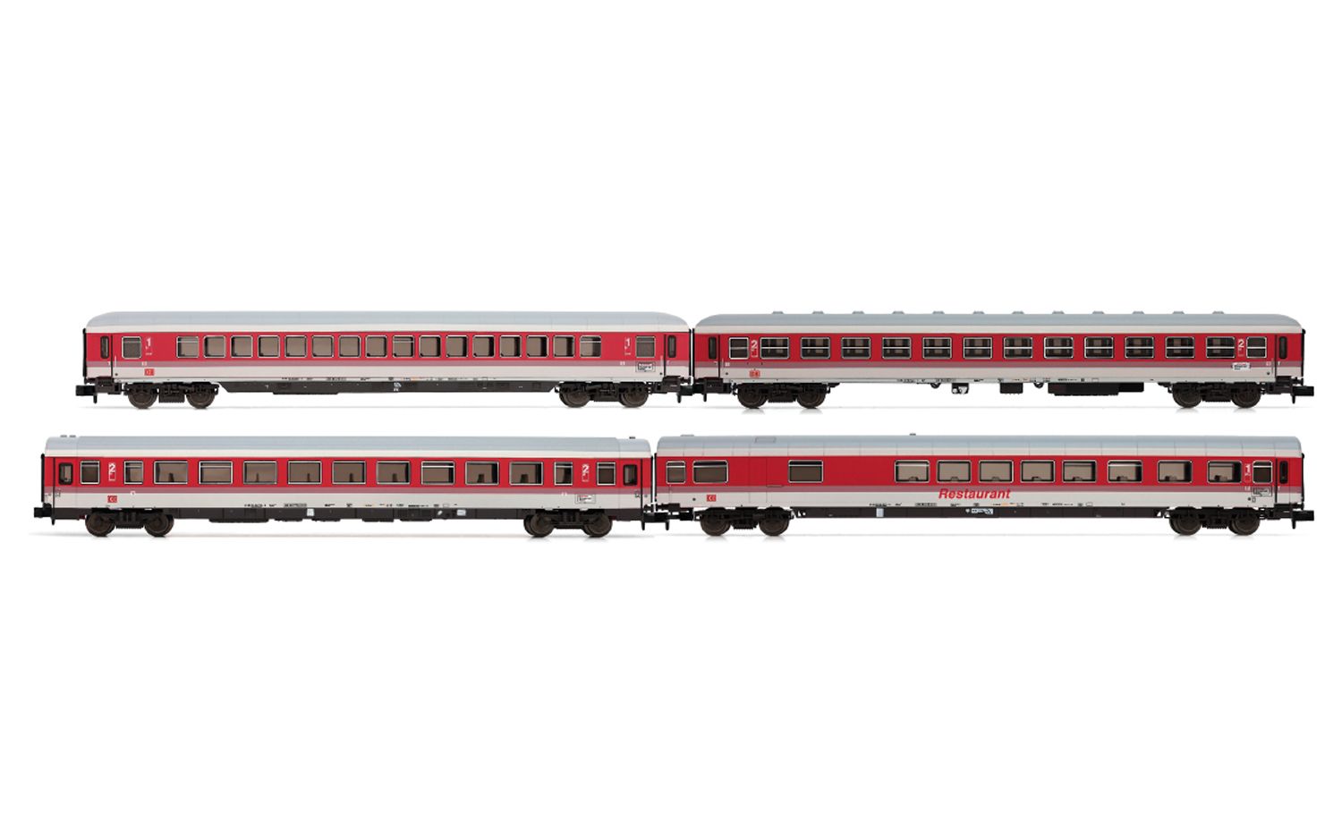 HN4360 DB AG 4 unit pack coaches