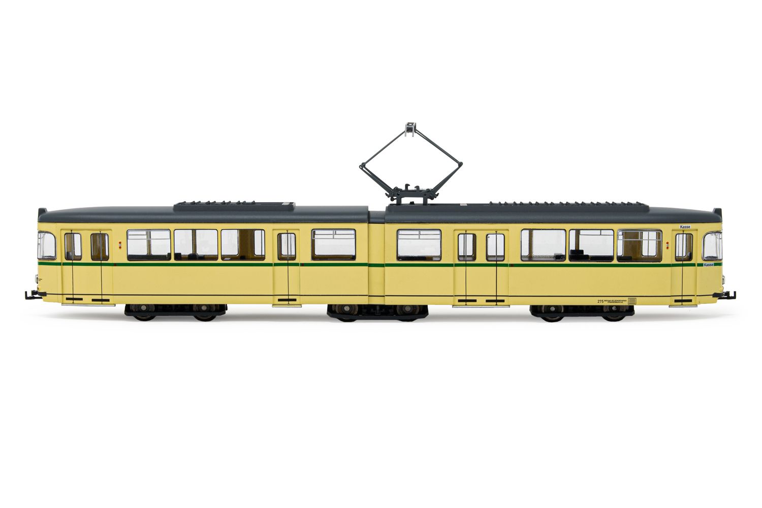 HR2860D Duewag tram Gt6, Bogestra version, beige livery