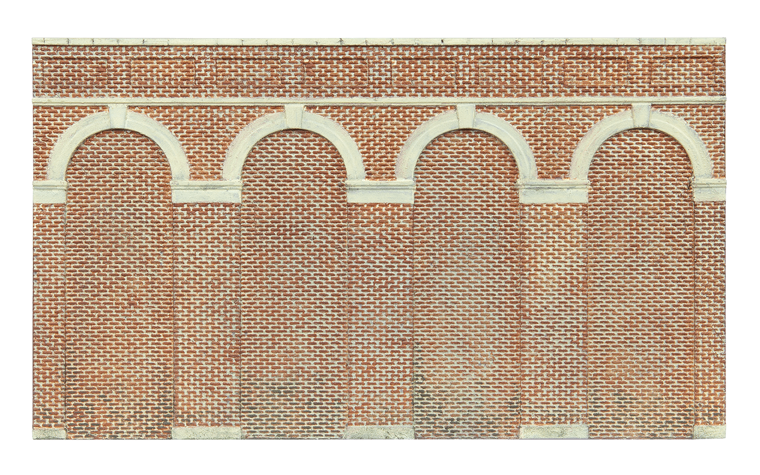 High Level Arched Retaining Walls x 2 (Red Brick) High Level Arched Retaining Walls x 2 (Red Brick)