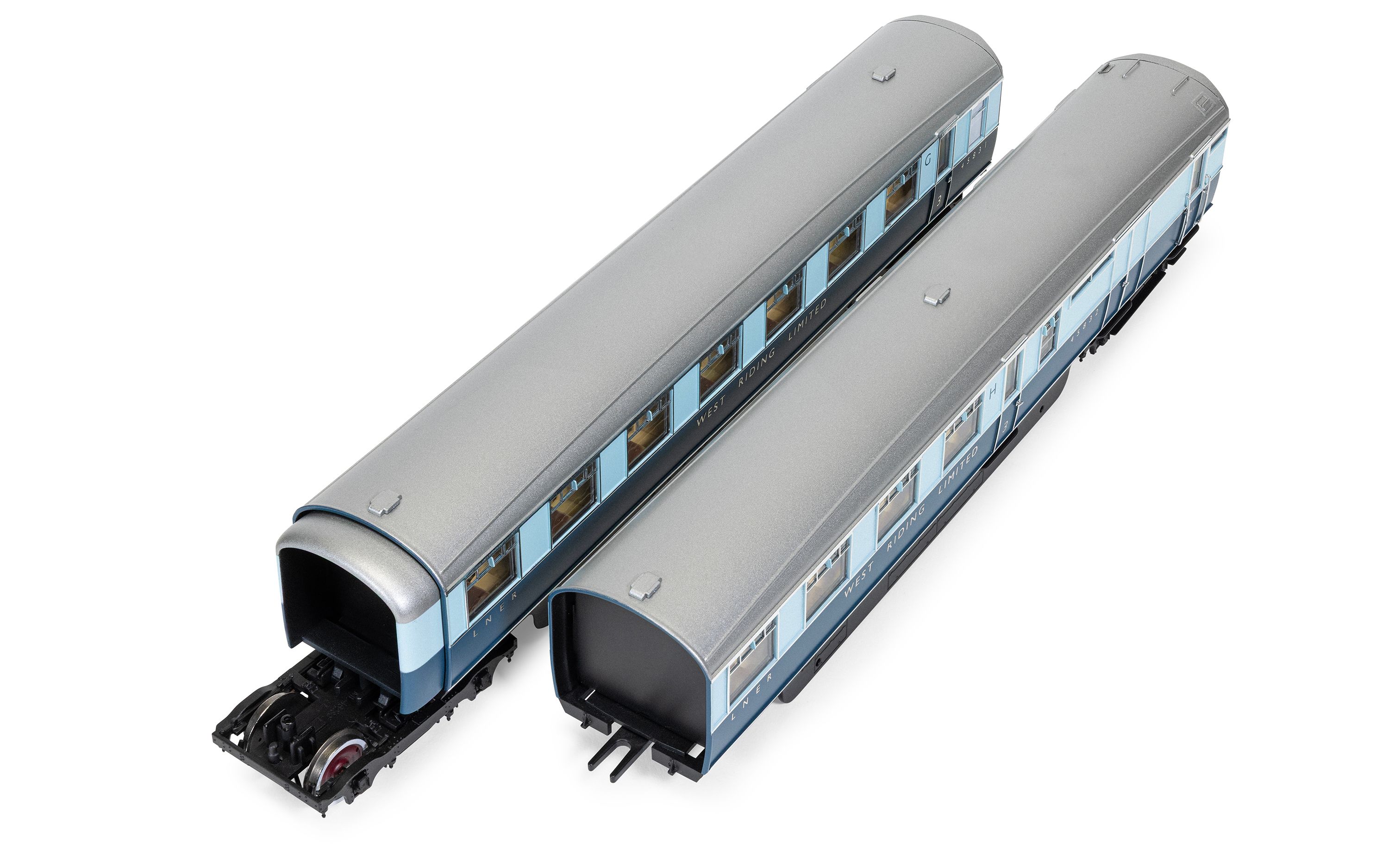 LNER - 'West Riding Limited' - Open Third &amp; Brake Third - Coach pack