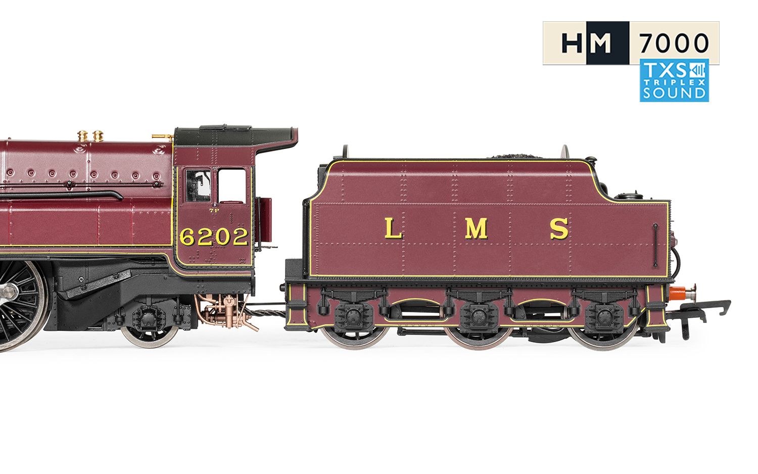LMS, Princess Royal Class 'The Turbomotive', 4-6-2, 6202 - Era 3 DCC Sound Fitted LMS, Princess Royal Class 'The Turbomotive', 4-6-2, 6202 - Era 3 DCC Sound Fitted
