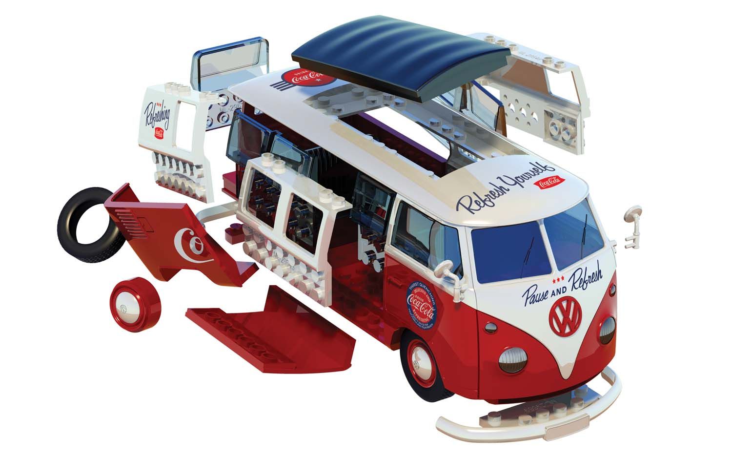 QUICKBUILD Coca-Cola VW Camper Van