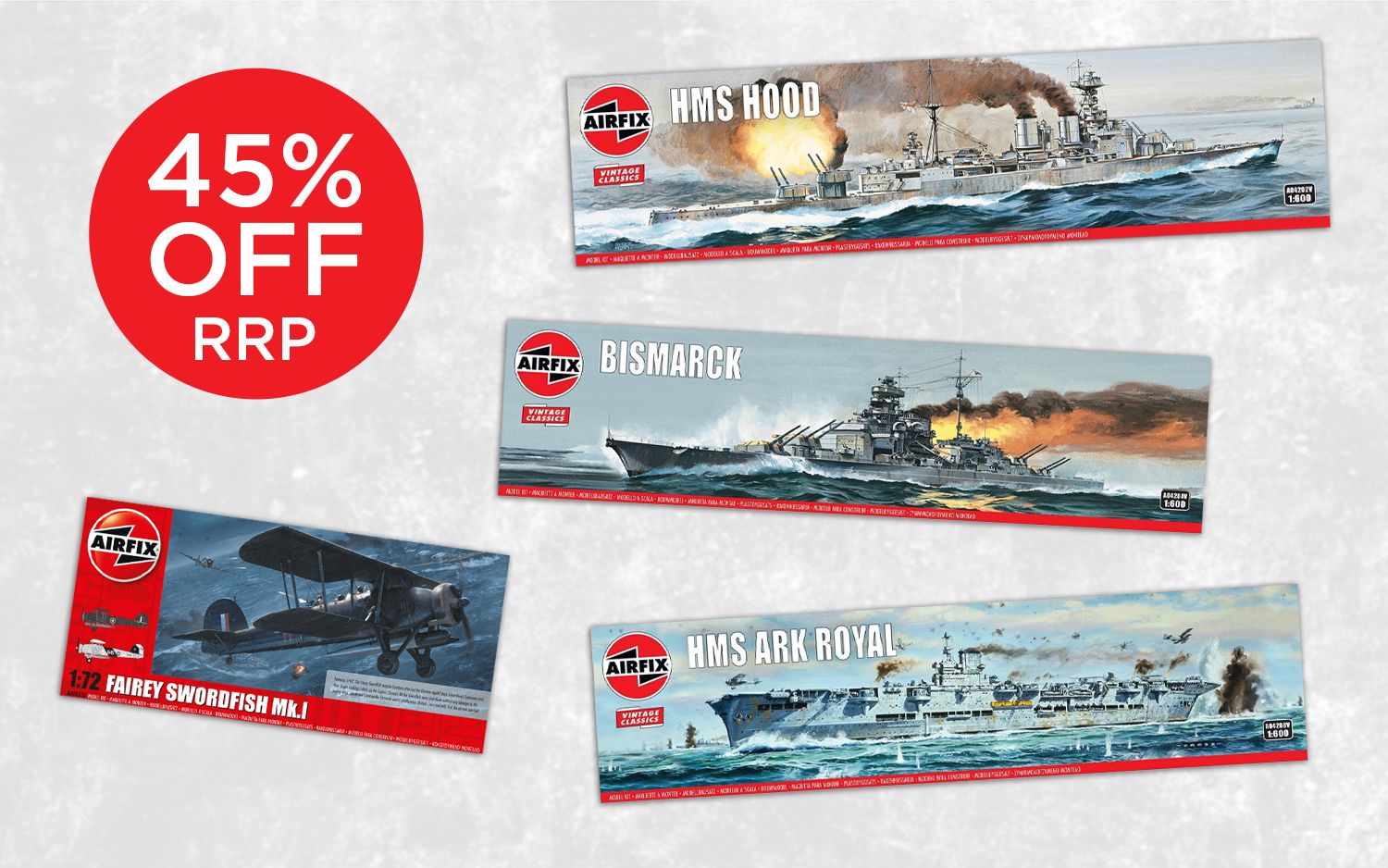 Maquette Bateau AIRFIX 1/600 Bismarck Series 4 Réf 04204 - 1986 - Blister