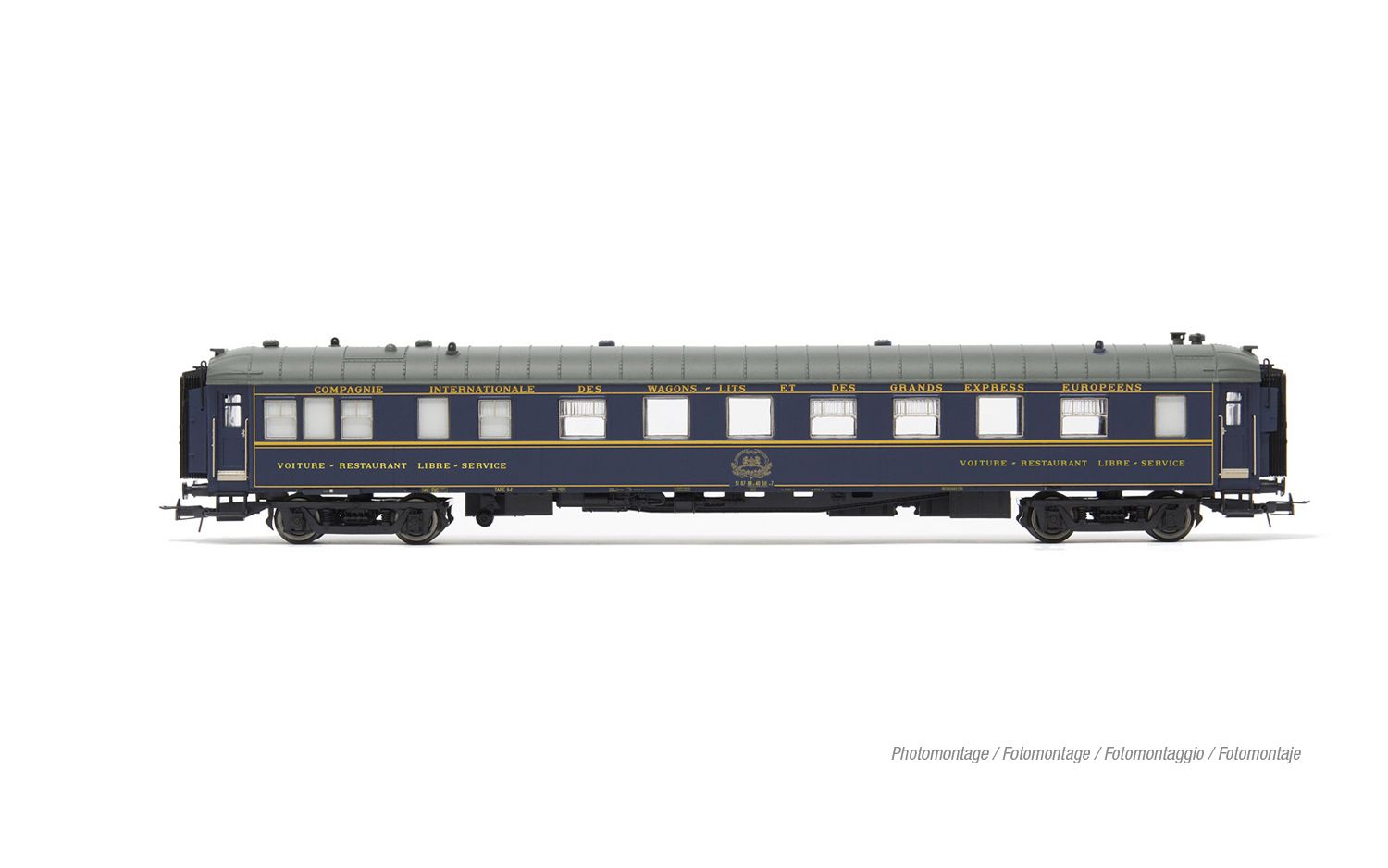 CIWL, restaurant coach "Libre-Service", blue livery, ep. IV