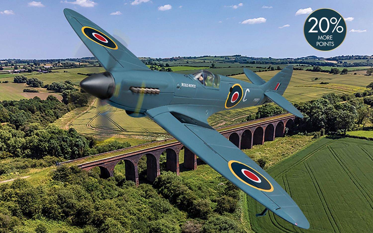 ジグソーパズル『SPITFIRE OVER BUCKINGHAM PALACE』 New challenge: two-seat Spitfires and a Hispano Buchon