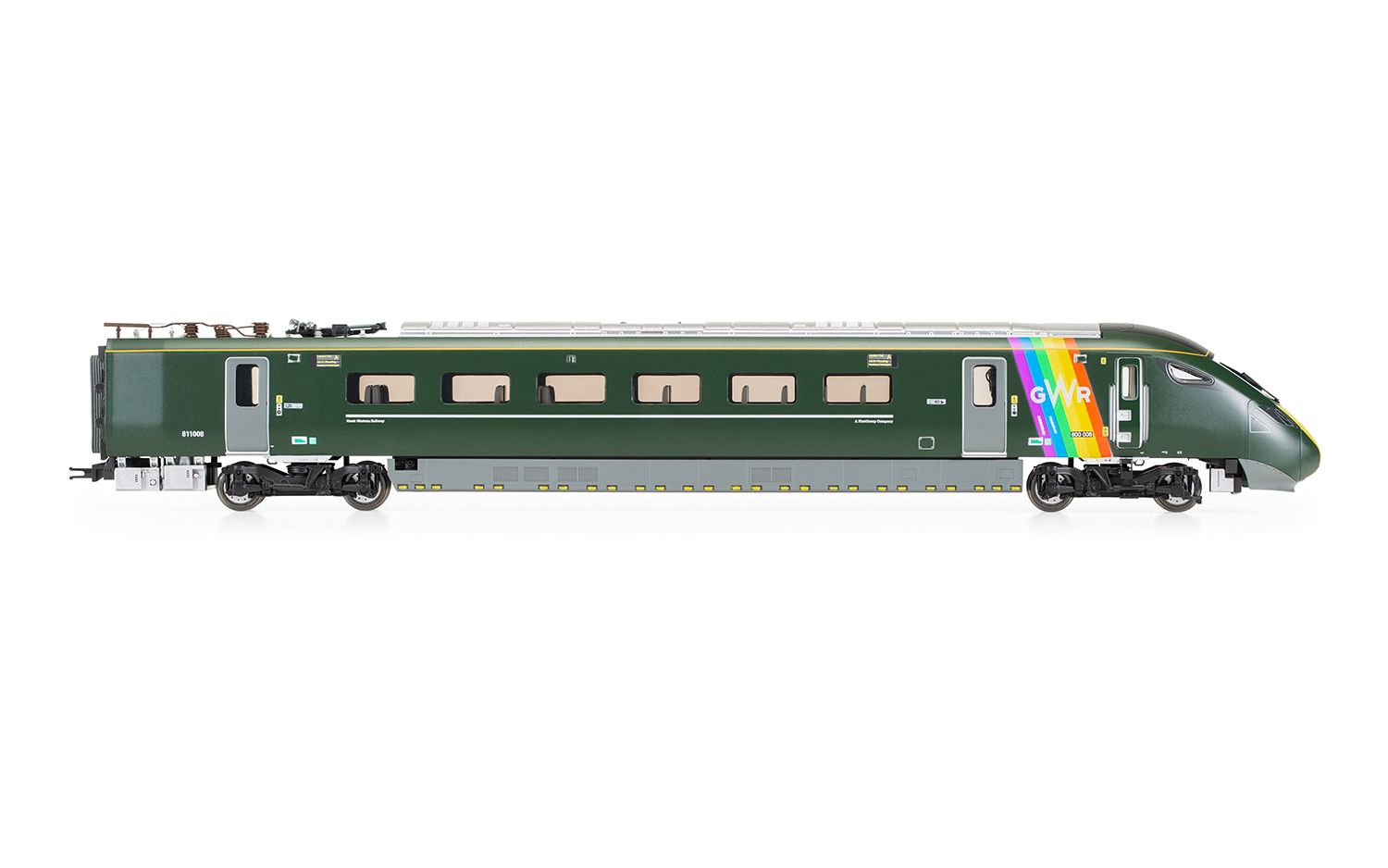 国産豊富なOOゲージ Hornby GWR Class 800 5-Car Train Pack Set No.800004 外国車輌